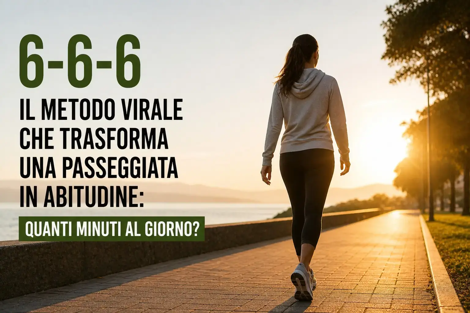 Camminata 6-6-6: cosa la rende un'abitudine vera dopo i 40
