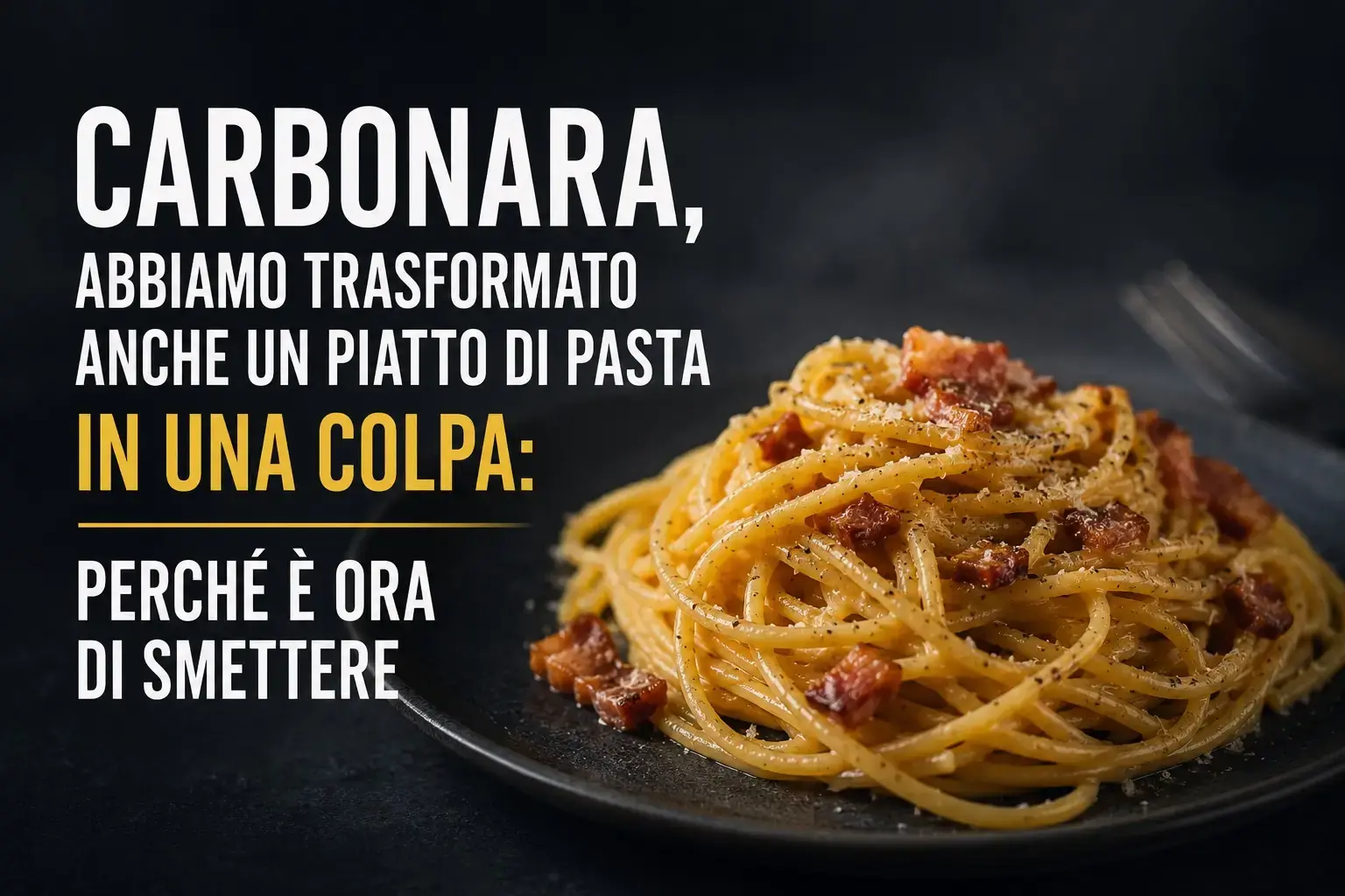 Carbonara e No Diet Day: il cibo non è una prova morale