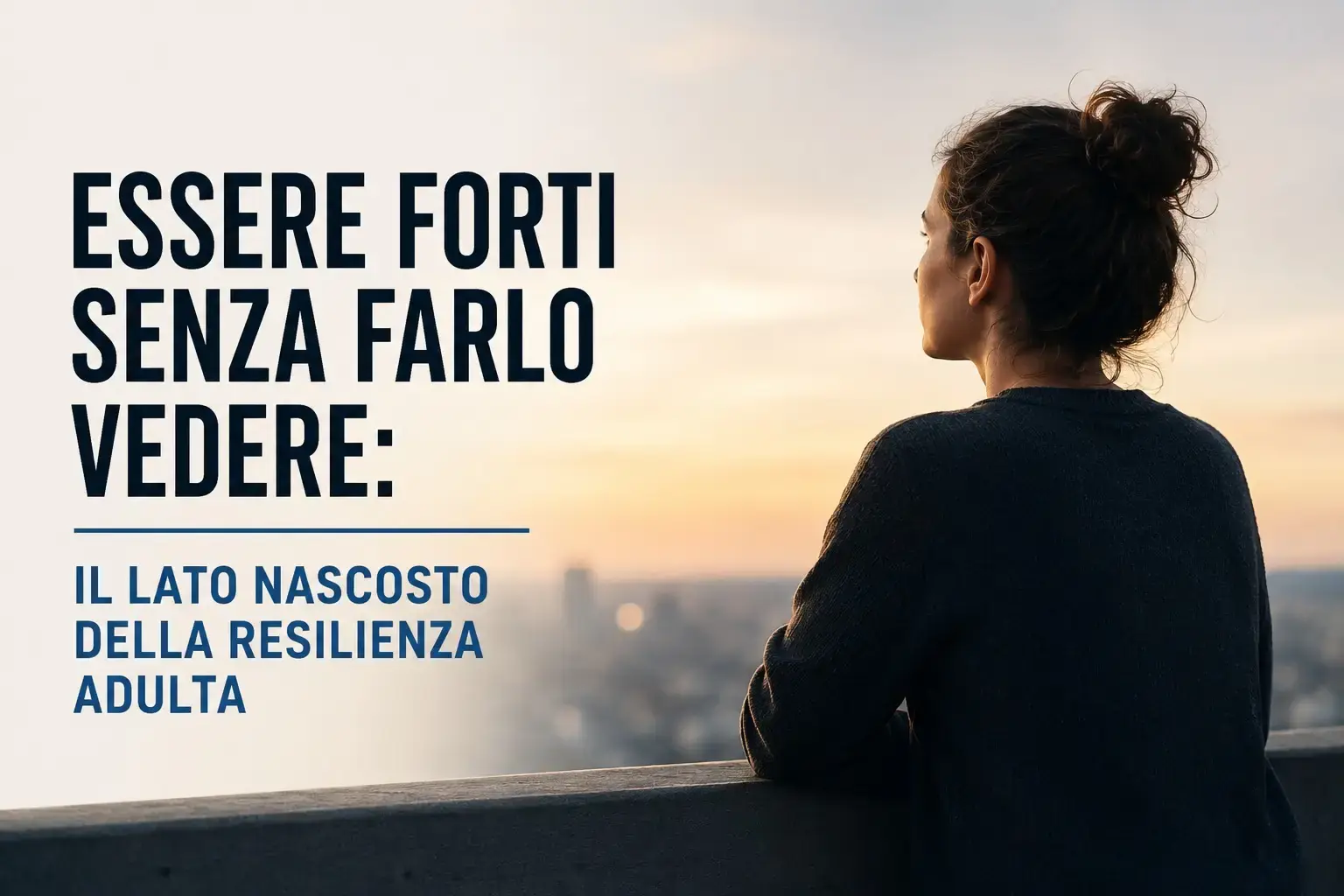 Essere forti senza farlo vedere: la resilienza adulta