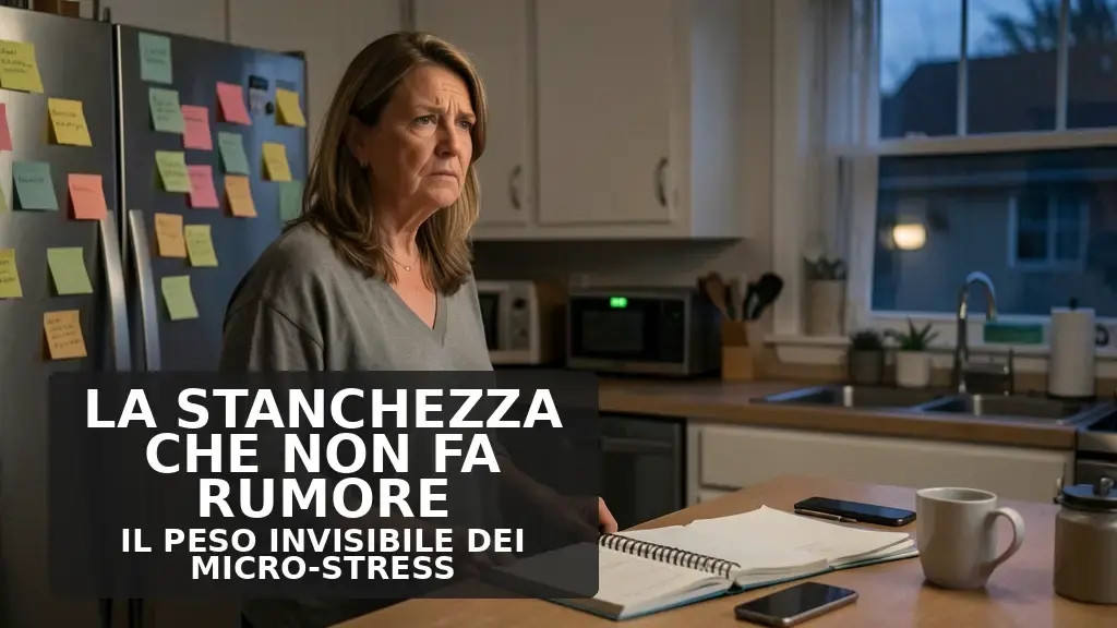 Micro-stress dopo i 40: la stanchezza che non fa rumore