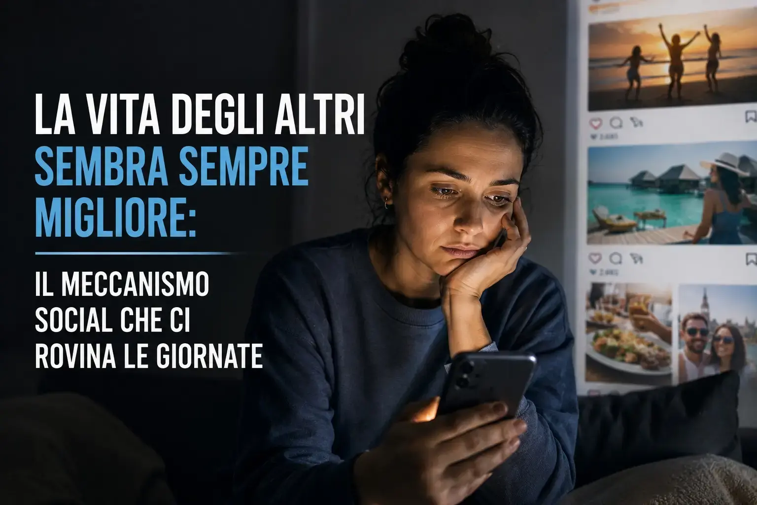 La vita degli altri sui social: il confronto che ci logora