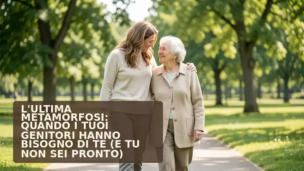 L'ultima metamorfosi: i genitori che invecchiano e tu