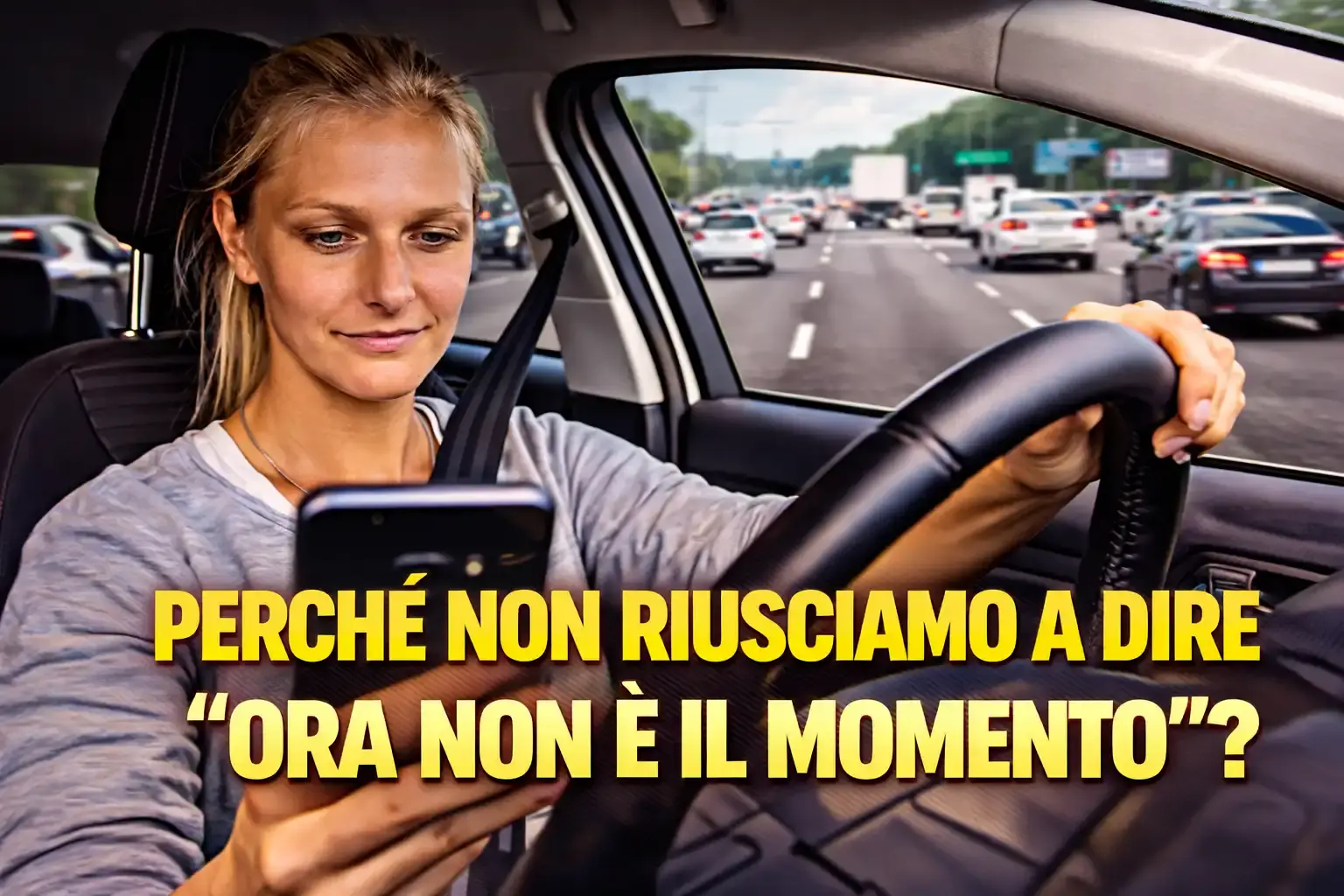 Perché non riusciamo più a dire: adesso non è il momento