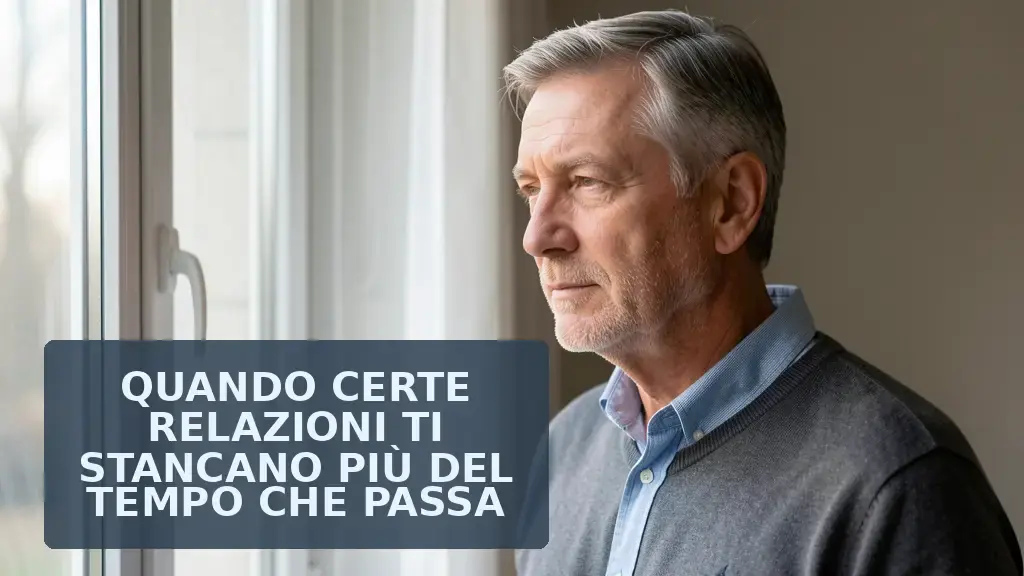 Quando certe relazioni ti stancano più del tempo che passa