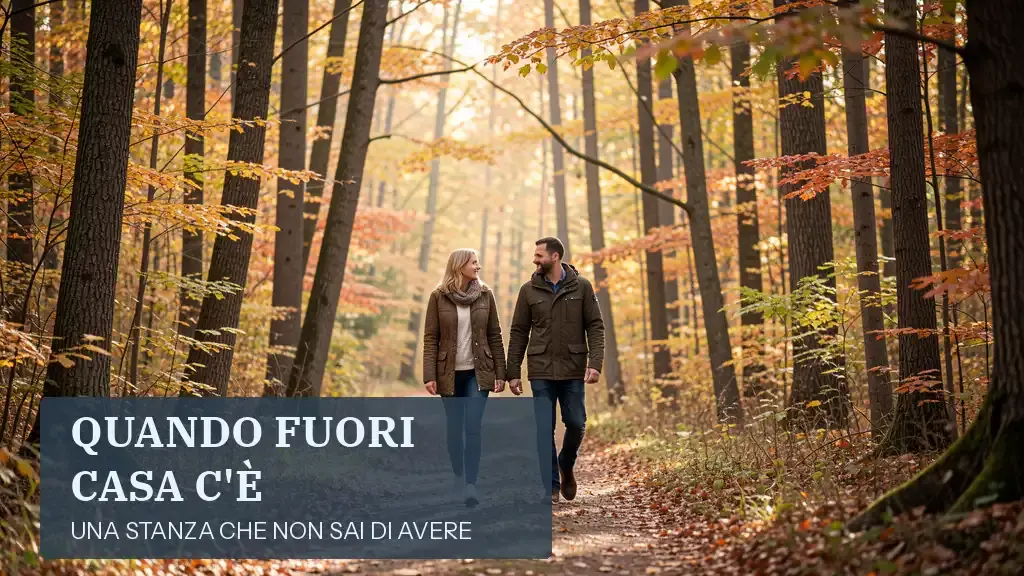 Quando fuori casa c’è una stanza che non sai di avere