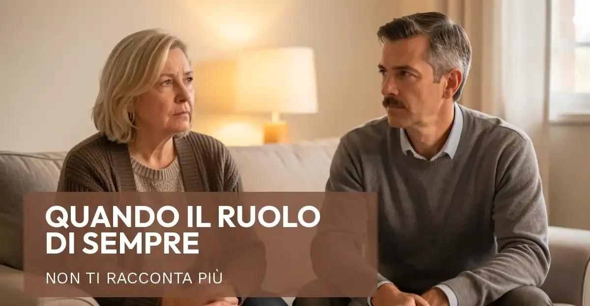 Quando il ruolo di sempre non ti racconta più
