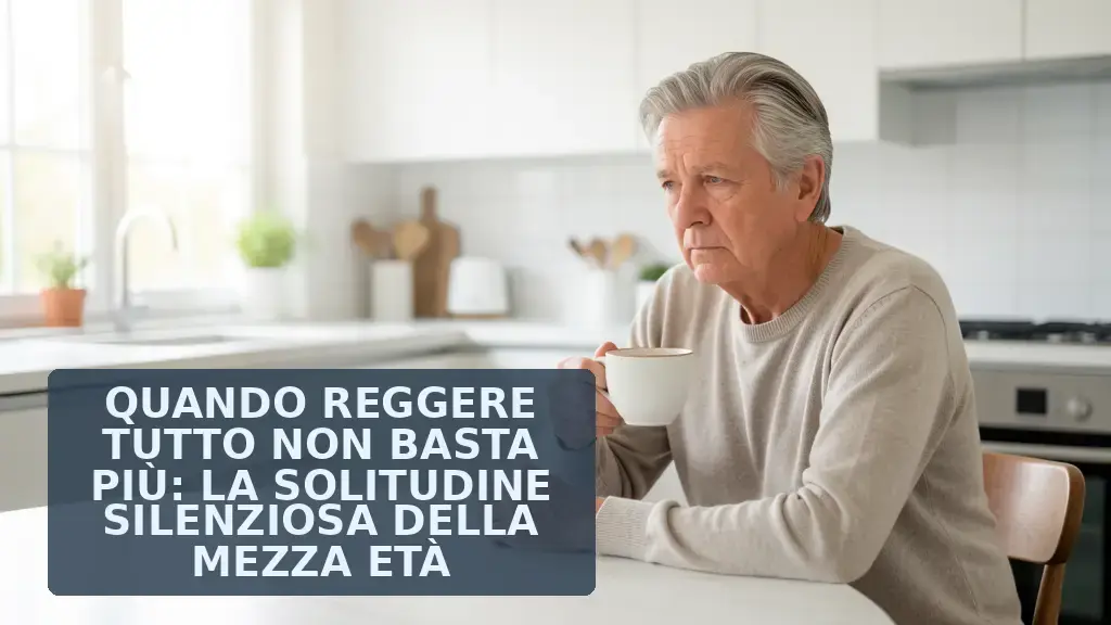 Quando reggere tutto non basta più: solitudine a mezza età