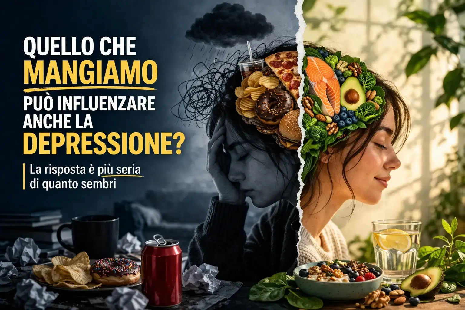 Alimentazione e depressione: cosa dice davvero la scienza