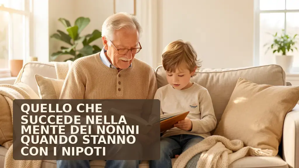 Nonni e nipoti: cosa succede nel cervello degli anziani